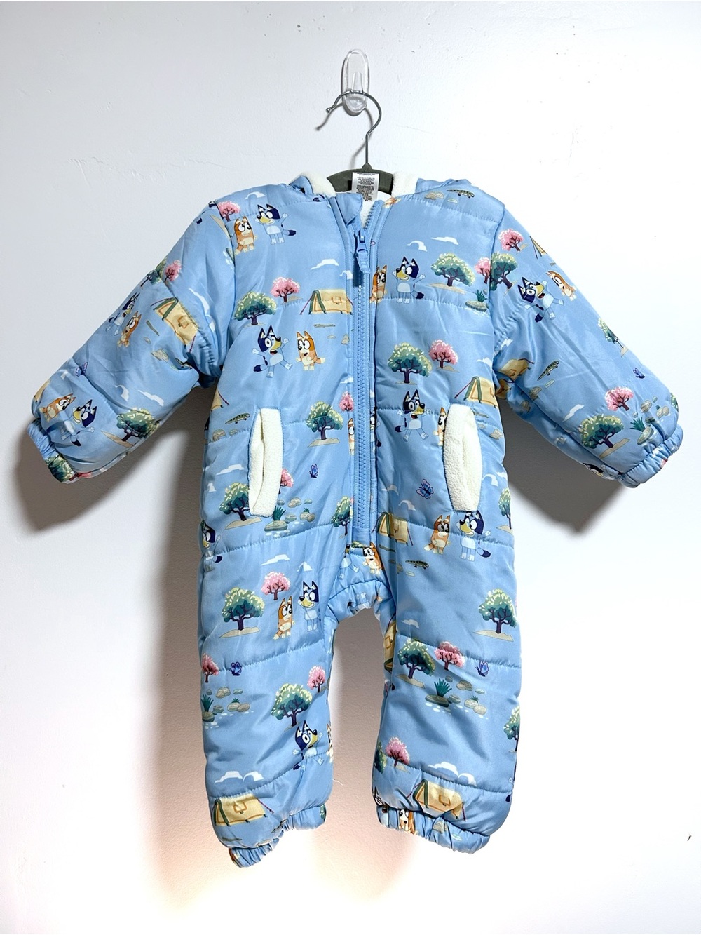 Bluey Snowsuit 12M 12 Months Baby Toddler Winter Snow Pants One Piece